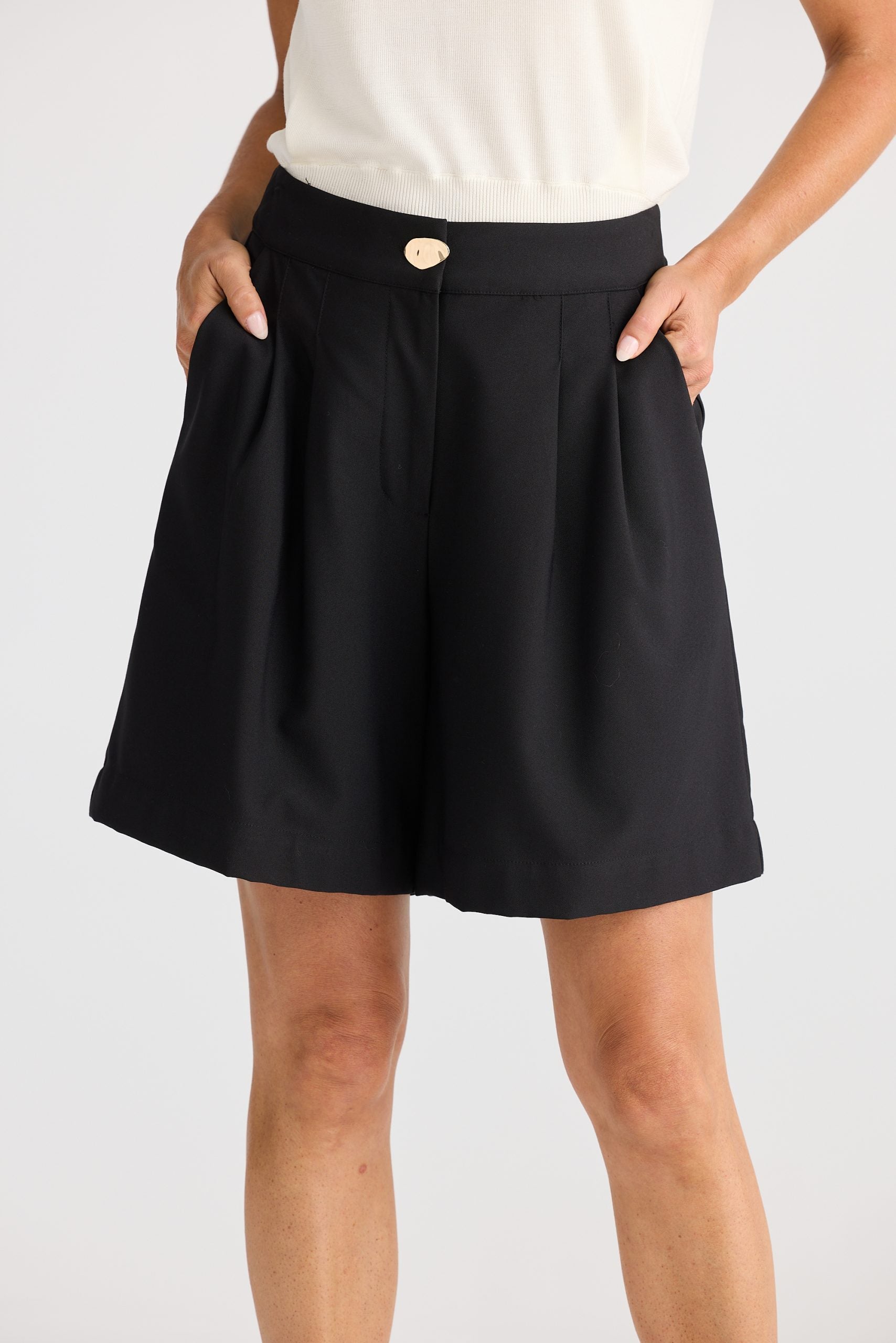 Origami tailored mid-thigh shorts Australia