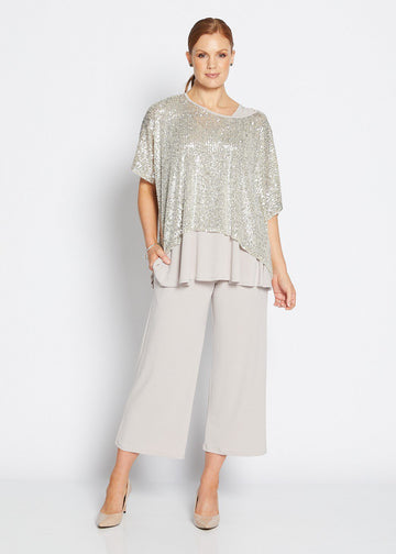 Kay sequin tabbard top Australia
