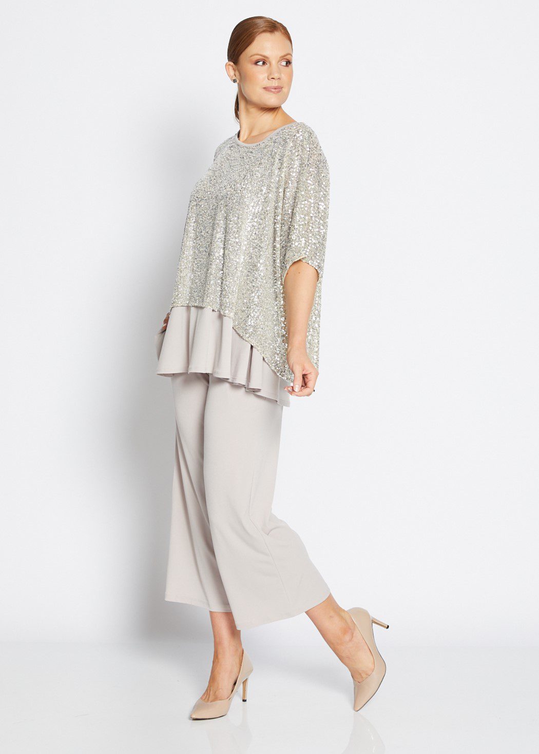 Sparkly sequin overlay top Australia