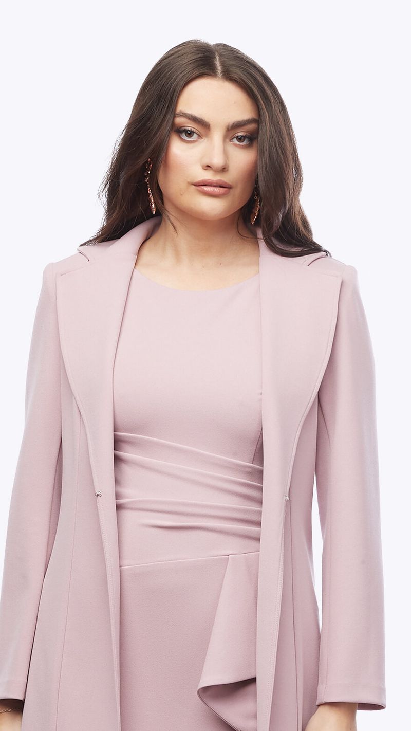 Women’s crepe dress and matching jacket