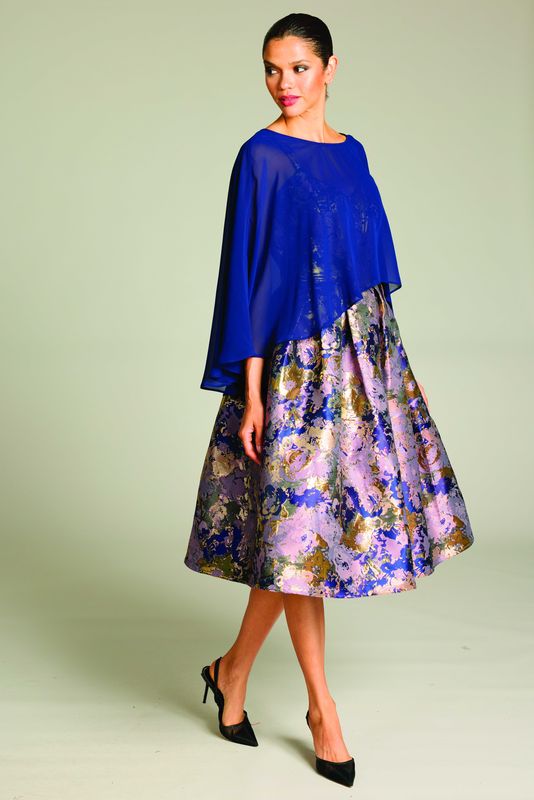 Bria Chiffon Top | Elegant Sheer Occasion Blouse