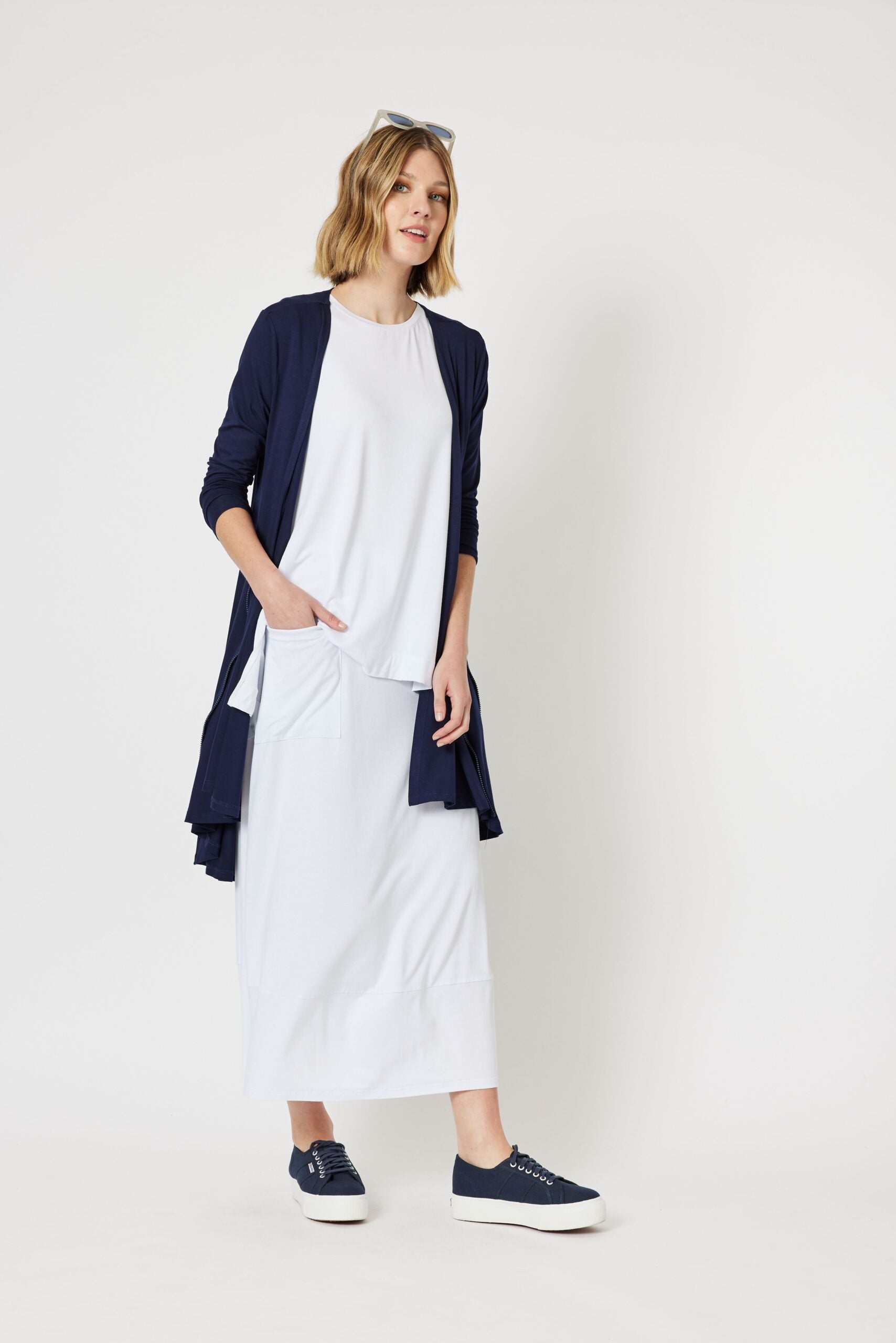 Cruise Jersey Tank Top | Stretch Viscose Sleeveless Top