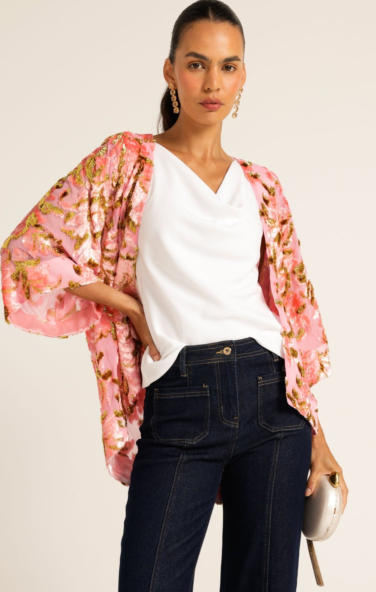Blossom Kimono Pink Gold by Sacha Drake - image 4