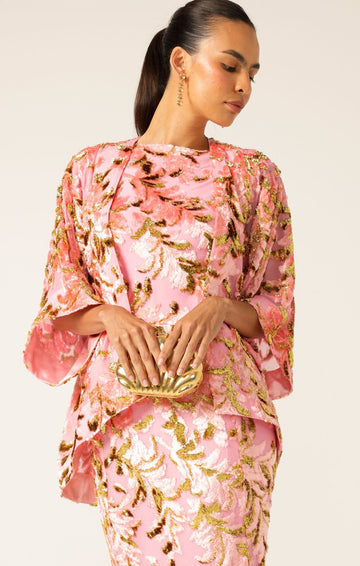 Blossom Kimono Pink Gold by Sacha Drake