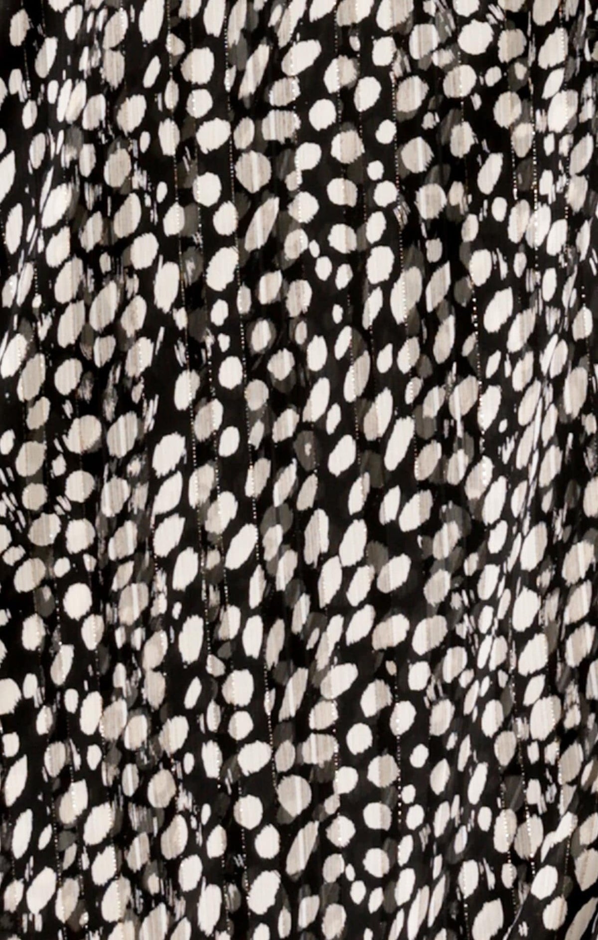 Cloudland Wrap Dress In Black White Spot by Sacha Drake - image 8