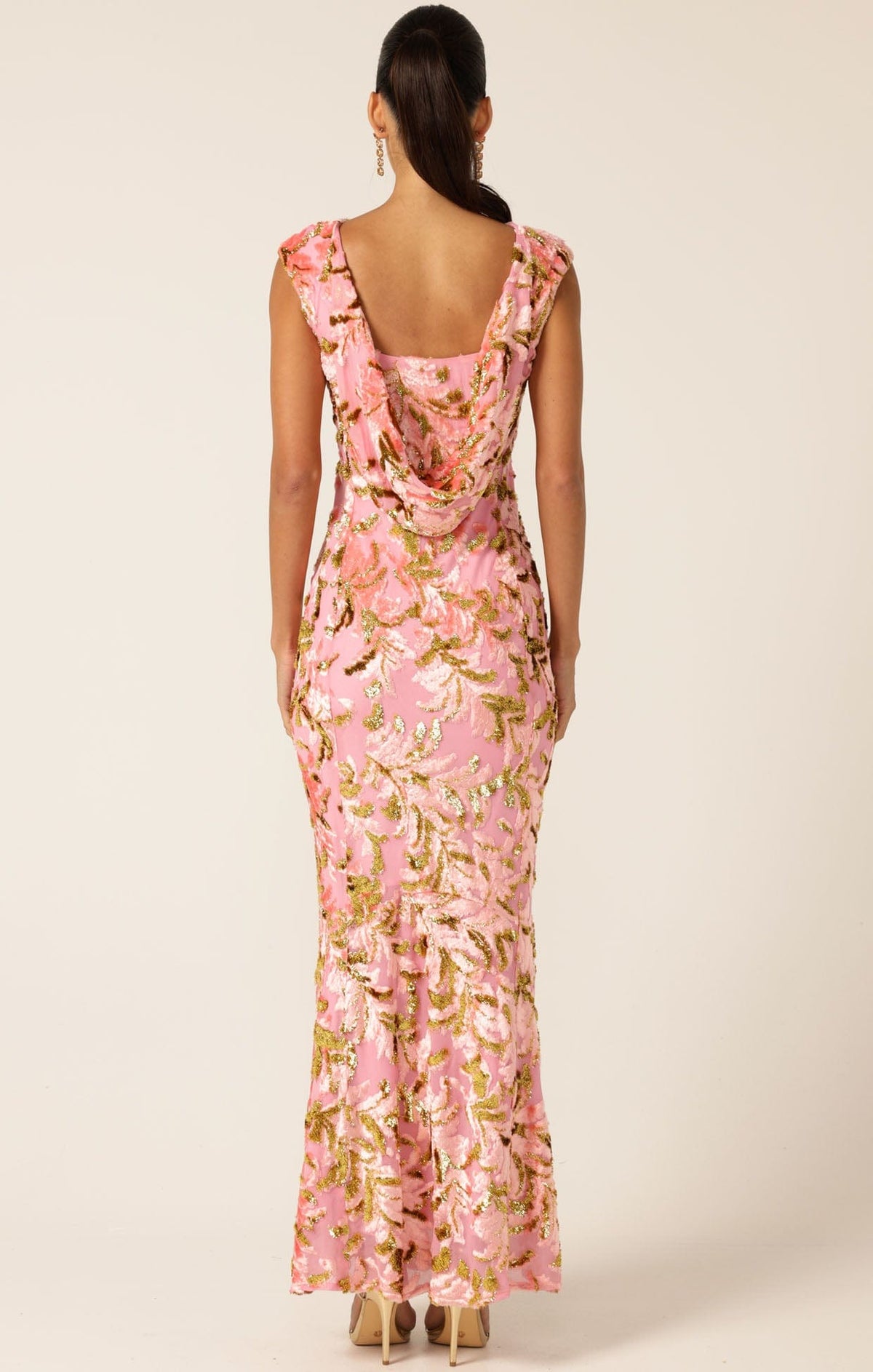 Heavenly Heights Maxi Dress Pink Gold by Sacha Drake - image 9