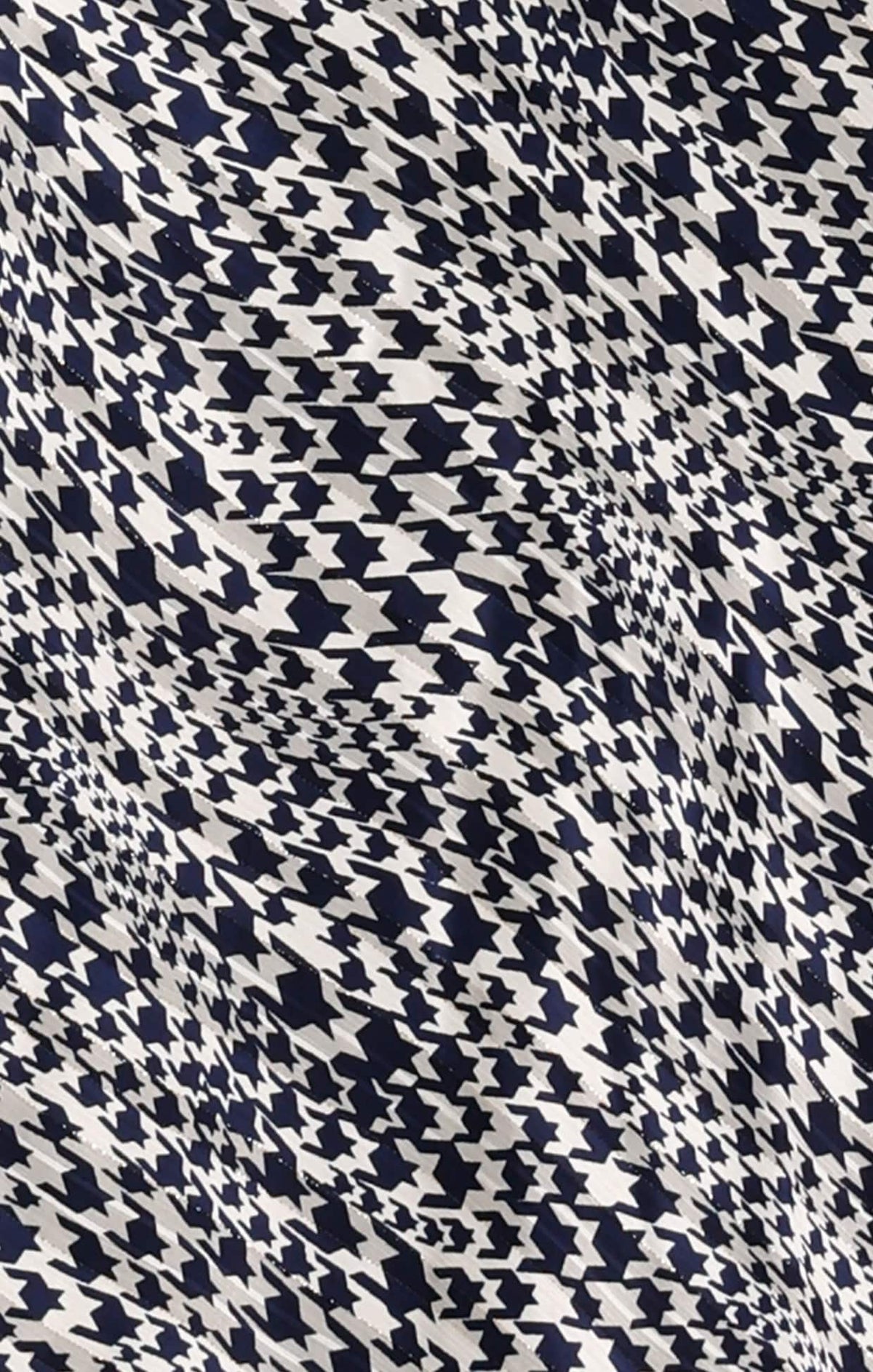 Herringbone Dress In Navy White Check by Sacha Drake - image 10