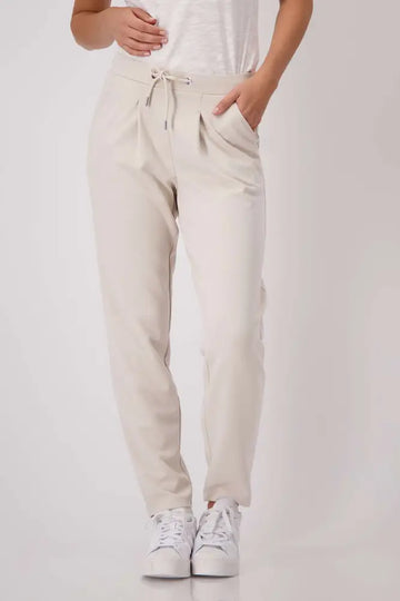 Basic Jogger in Warm Sand | Soft Drawstring Everyday Pant