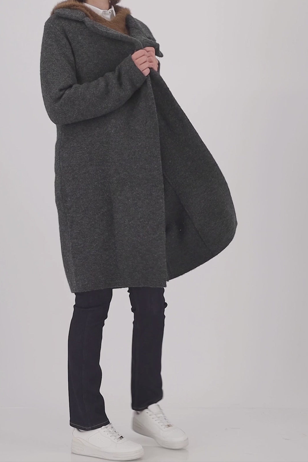 KN Coat Char in Gray | Elegant Women’s Coat Australia