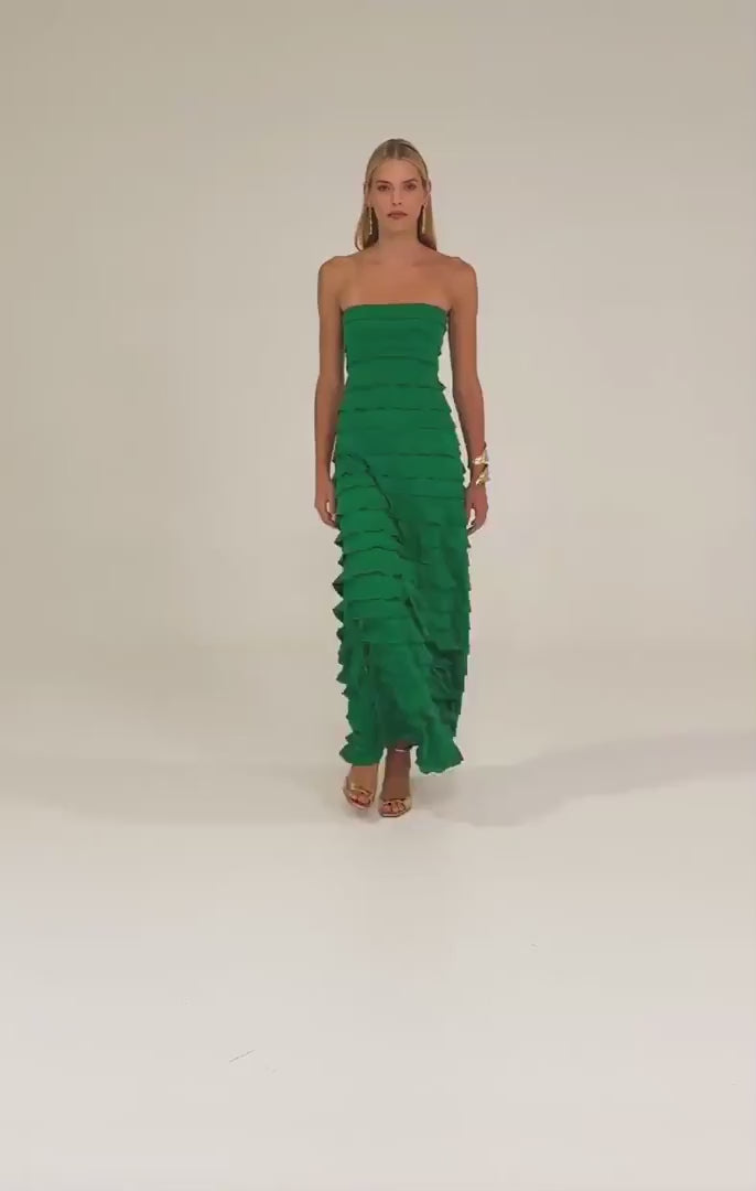 Maddison Maxi Dress in Emerald