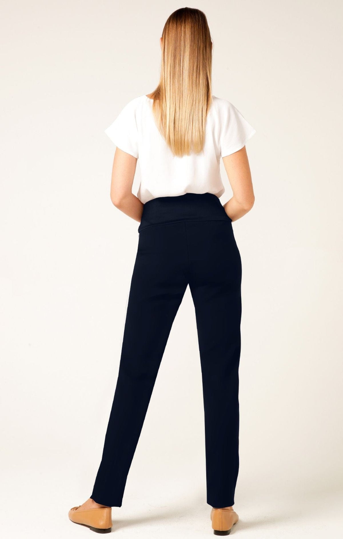 Tapered Leg Pant In Navy by Sacha Drake - image 9