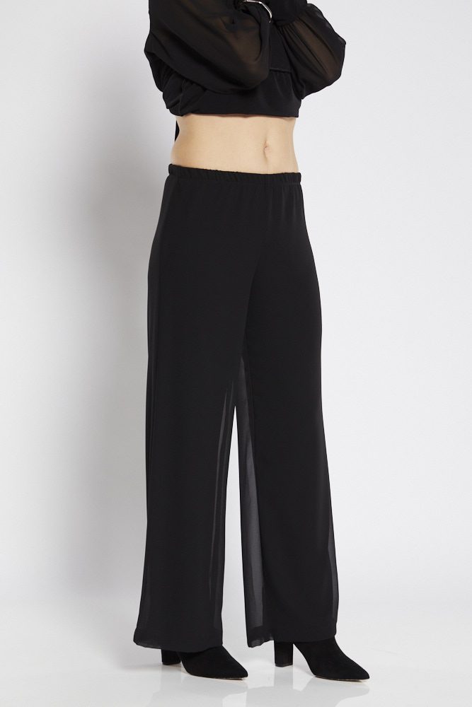 Philosophy Roma Chiffon Pant | Wide Leg Overlay Pant