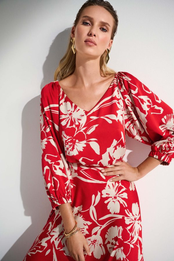 Satin Floral Print Top - Image 4