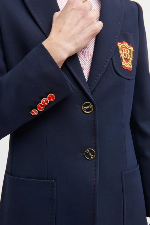 Baza Blazer in Navy - Image 5